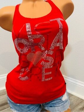 Victorias Secret Supermodel Essentials Racerback Y2K Vintage Tank Top XS